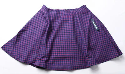 Modcloth Women's Winner's Circle Skater Skirt CD4 Pink/Blue/Black Large NWT - Image 1 of 4