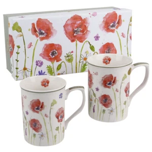Juego de 2 tazas de amapola China de la colección Leonardo caja de regalo - Imagen 1 de 5