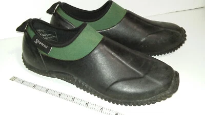 SUPERIOR Garden Shoes sz Women's 9-10 Green Black - Image 1 of 4