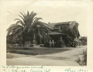 Vintage Snapshot; W.L. Ferguson Ranch, Rt. 1, Box 128, Covina CA - Picture 1 of 2