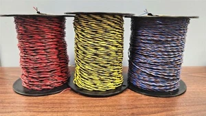 UL1061 - 2 Conductores - 22 AWG Alambre Torcido - Sin Chaqueta - Elige Color y Longitud - Imagen 1 de 4