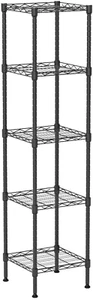 5-Tier Heavy Duty Metal Shelving Unit Garage Shelves Utility Rack Adjustable - Picture 1 of 7