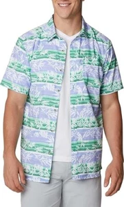 Columbia Men’s Super Slack Tide Camp Shirt, Short Sleeve, m - Picture 1 of 1