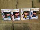 Funko Pop! Dino Komplett 4er Set (rot, blau, grün, gelb) The Flintstones 406