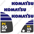Fits Komatsu PC55MR-3 Decal Kit Mini Excavator Sticker Replacements (PC 55 MR3)