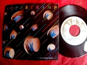 SUPERTRAMP It's raining again Bonnie 45rpm 7' PS 1982 TALY MINT- TOP1 - Picture 1 of 2