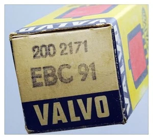 NEW TUBE: Radioröhre EBC91 Valvo [9998] - Picture 1 of 7