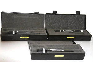 3 X AKG HT 400/D Funkmikrofone RF Band II/50 MW/ 680.000–710.000 MHz - Bild 1 von 6