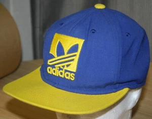 Vintage Blue & Yellow Adidas Hat - Picture 1 of 8