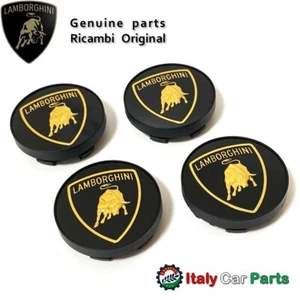 Wheel Center Caps Lamborghini Genuine New Aventador Gallardo Urus Huracan - Picture 1 of 5