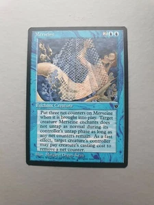 Merseine, MTG Fallen Empires (1994) Common Blue Enchantment NM - Picture 1 of 2