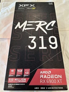 XFX Speedster MERC319 AMD Radeon RX 6900 XT Black Gaming Graphics Card with 16GB - Picture 1 of 4