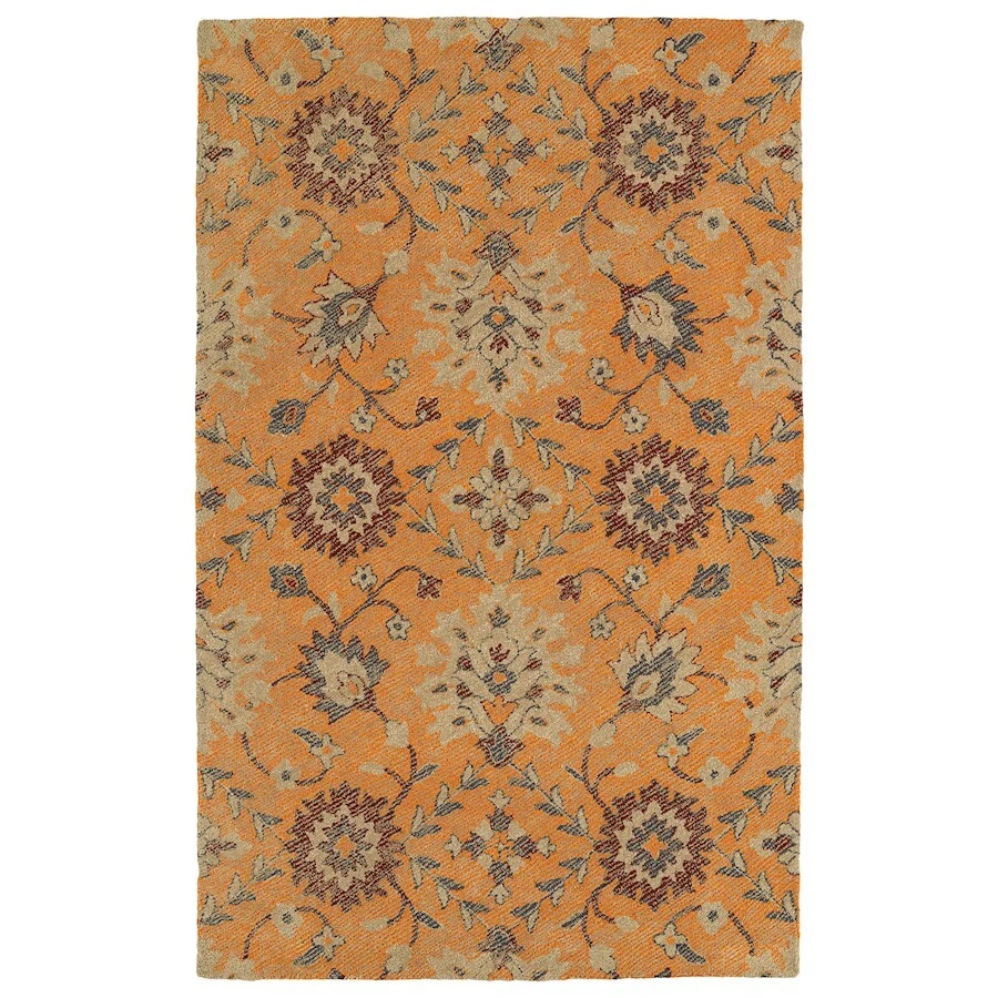 Kaleen Rugs Weathered Area Rug, Orange, 4'x6' - WTR07-89-46 - Image 1 of 1