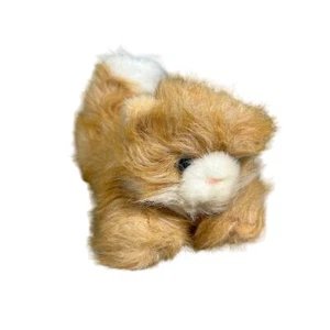 Vintage 1989 Applausi Fuzzles Gatto Peluche Marrone Gattino Imbottito Animale Giocattolo 9" - Foto 1 di 7