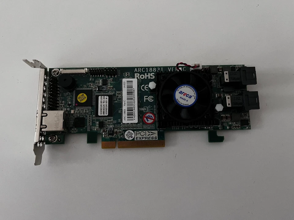 Areca ARC-1883i – 12Gb/s SAS RAID Controller, PCIe 3.0 x8, 2GB Cache – gebraucht - Bild 1 von 1