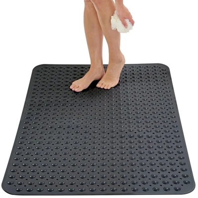 Очень большой нескользящий коврик для душа ENKOSI — 47 x 32 дюйма — XL для ванной комнаты душа Ma... - Изображение 1 из 4