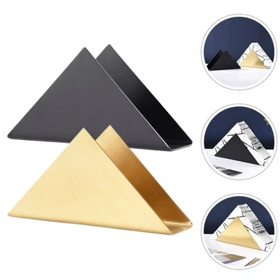  Portatovaglioli 2 pezzi Dispenser di fazzoletti in acciaio inossidabile - Immagine 1 di 4