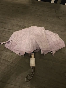  Paraguas de lavanda vintage Mini Coach Signature - Imagen 1 de 4