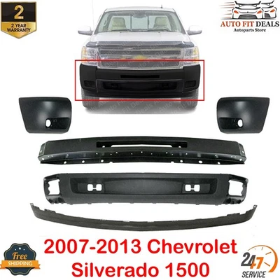 Kit de parachoques delantero para Chevrolet Silverado 1500 2007-2013 Foto 1 de 4