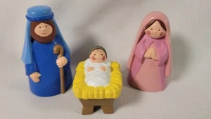 Avon My First Nativity Figures Mary Jesus Joseph - Picture 1 of 12