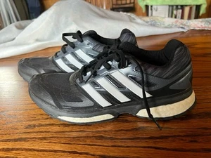 Adidas Men’s Response Boost Black Shoes SIZE 8 1/2 - Picture 1 of 10