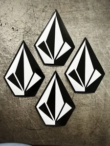 VOLCOM STICKERS 4 Surfing Stickers Oakley RVCA Futures Quiksilver Team Decal - Picture 1 of 11