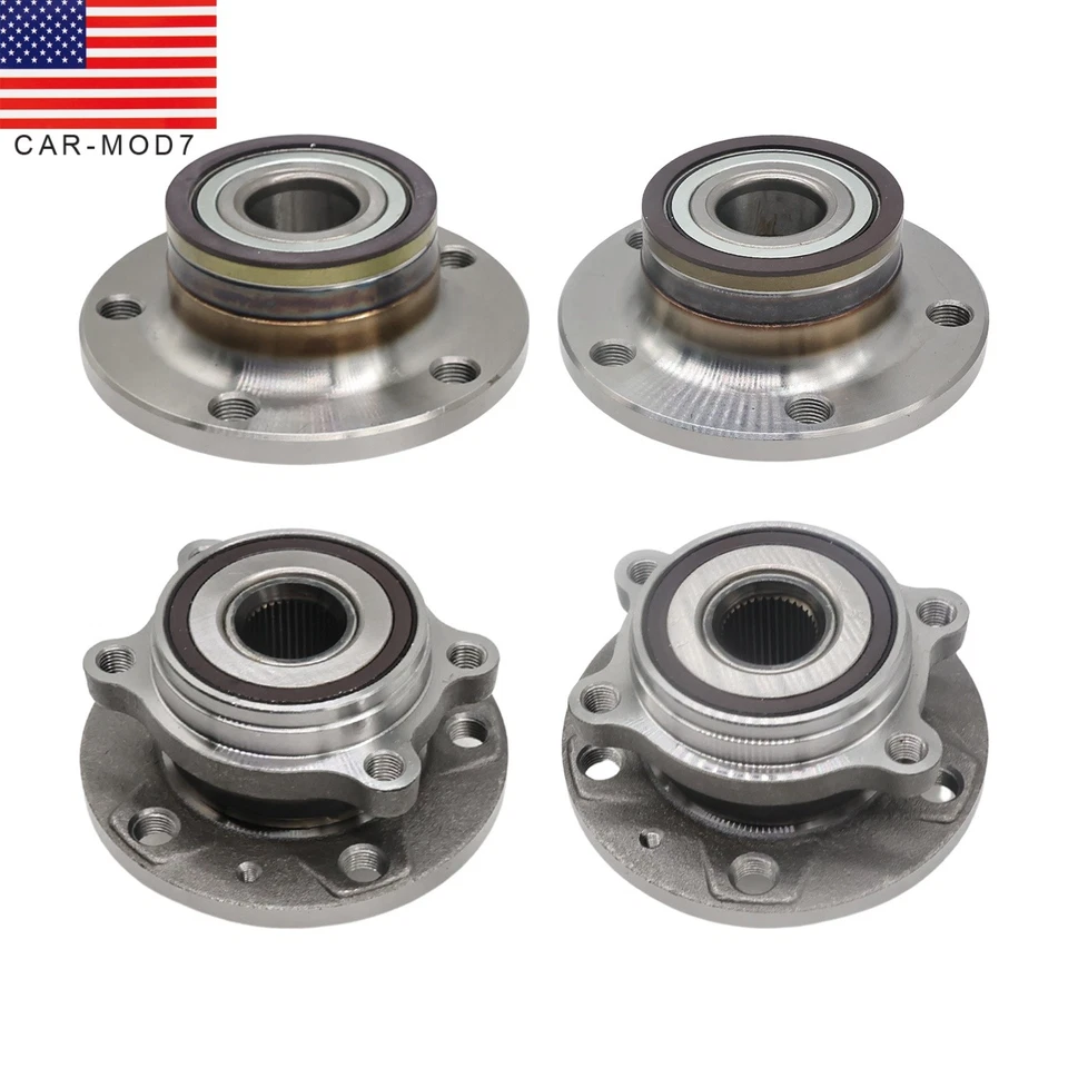 FWD Front and Rear Wheel Bearing Hubs for Volkswagen Passat Jetta Tiguan Audi TT Foto 1 de 4