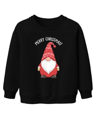 PRINTERA Merry Christmas! Weihnachtsgnom Wichtel Weihnachten Schneeflocken Unisex Kinder