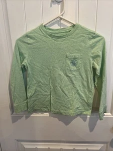 Vineyard Vines Boys Light Green LS Pocket T Shirt 7 - Picture 1 of 7