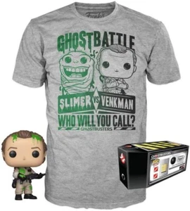 Funko Pop! Ghostbusters Pop And Tee - Venkman Slimed - MEDIUM TEE - Picture 1 of 6