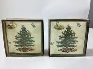 Spode Christmas Tree 3-Ply Paper BEVERAGE NAPKINS See Details - Picture 1 of 2