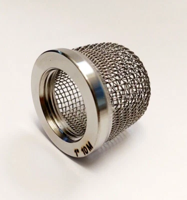 A&O Sieb Filter 1" für Graco Airless Farbspritzgeräte Ansaugsieb Ansaugfilter 10mesh