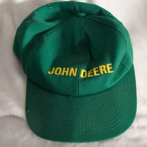 Vintage JOHN DEERE Baseball Cap Werbe TRUCKER Mütze Giveaway - Bild 1 von 5