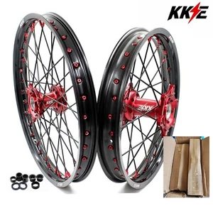 KKE 21/19 CNC Wheels for Honda CRF250R 2004-13 CRF450R 02-12 CR250R CR125R 02-13 - Picture 1 of 13