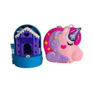 Juego compacto Polly Pocket Unicorn Utopia 2021 Mattel juguete miniatura - Imagen 1 de 8