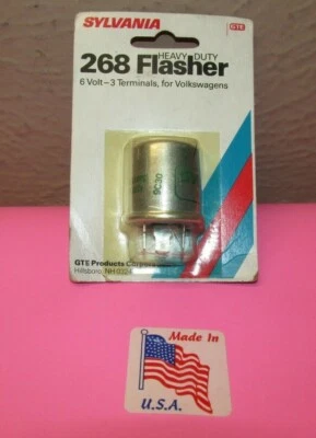 1954 1955 1956 1957 1958 1959 1960 VOLKSWAGEN VW FLASHER 3 PRONG 18 WATT 6 VOLT - Image 1 of 4