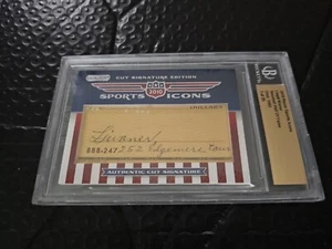 LLOYD "Little Poison" WANER 3 Of 25 2010 Razor Sports Icon Cut HOF Autograph - Picture 1 of 10