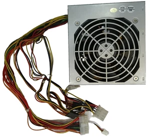 ALIMENTATORE PC 350W - ATTACCO SDOPPIATO 20/24 PIN – 2 MOLEX – 3 SATA – 1 FLOPPY - Afbeelding 1 van 4