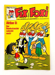 Gevacur Comic - Fix und Foxi Band 38 - 20. Jahrgang / Z2-3 mit Sammel Mini Comic - Picture 1 of 16
