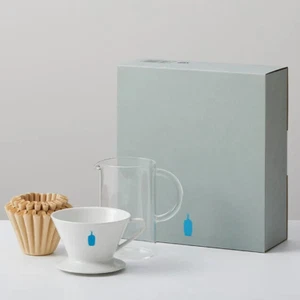 BLUE BOTTLE COFFEE Starter Kit Tropfer/Filter/Karaffe 3-teiliges Set mit Box JAPAN NEU - Bild 1 von 12