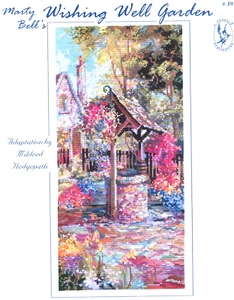 Pegasus Publication MARTY BELL WISHING WELL GARDEN Cross Stitch Chart ONLY - Picture 1 of 3