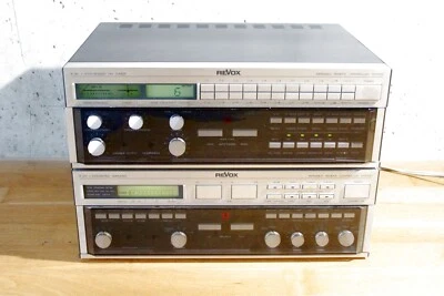 Classic: Revox B 251 & B 261 Amp & Tuner, Functionally Tested, Very Nice Look - Image 1 of 4