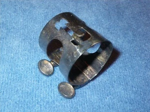 VINTAGE LEBLANC L CUTOUT Bb SOPRANO CLARINET LIGATURE - SYMPHONIE, CONCERTO, ETC - Picture 1 of 9