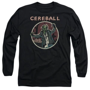 Hell Fest Long Sleeve T-Shirt Cereball Black Tee - Picture 1 of 1