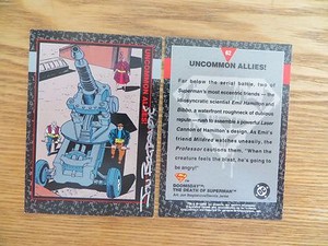 1992 SKYBOX DC DOOMSDAY THE DEATH OF SUPERMAN CARD #62 SIGNED JON BOGDANOVE, POA