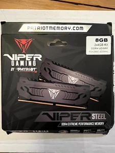 Lot Of 2 Viper Steel DDR4 8Gb (2x4GB) DDR4 3200 MHz Memory Kits CL 16‑18‑18‑36 - Picture 1 of 4