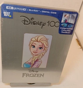 Frozen Collector 4K Steelbook (4K/Blu-ray-No Digital)-Box Shipping with Tracking - Picture 1 of 9