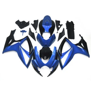 Fairings for 2007 Suzuki GSXR600 2006 GSXR750 ABS Injection Blue Black Bodywork - Picture 1 of 10