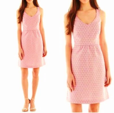 Vestido para mujer I Heart Ronson rosa y blanco talla mediana  Foto 1 de 4