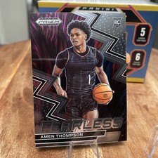 2023-24 PRIZM DRAFT FEARLESS SILVER #11 AMEN THOMPSON RC Magic